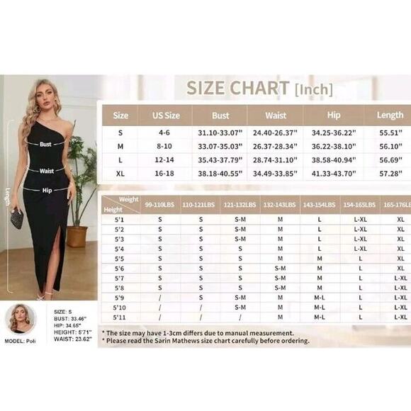 NWT! Sarin Mathews One Shoulder Dress Black Size Large MSRP $60 - Picture 4 of 13